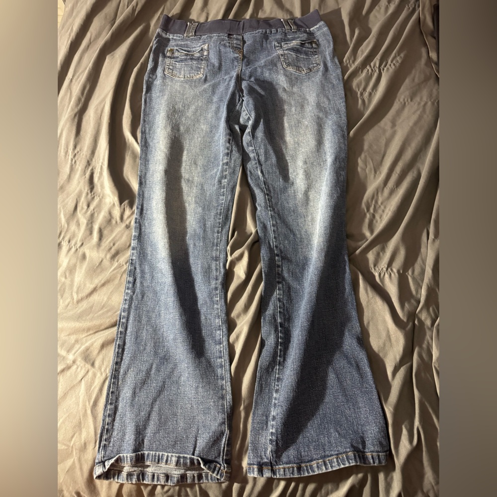 Women's Straight Leg Jeans - Blue